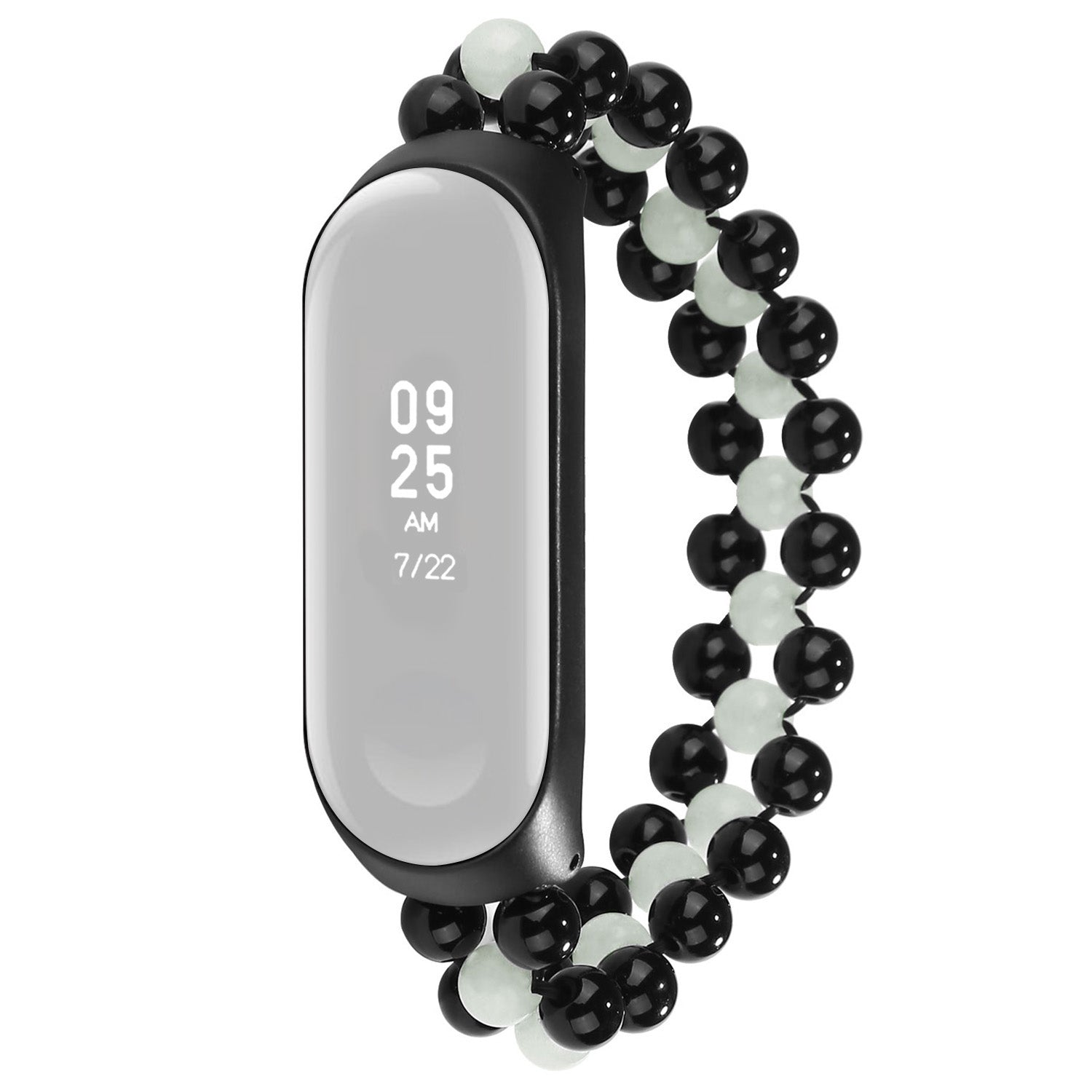For Xiaomi Mi Band 5 6 Smart Watch Luminous Agate Beaded Bracelet Wrist Strap Replacement Band For Xiaomi Mi Band 5 6 Smart Watch Luminous Agate Beaded Bracelet Wrist Strap Replacement Band